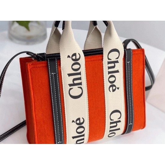Replica Chloé 5690 dlz1757526932867 Buddha Luxury Replica Chloe Small Woody Tote Bag In Orange Felt Uk - 5690 - Buddha Luxury