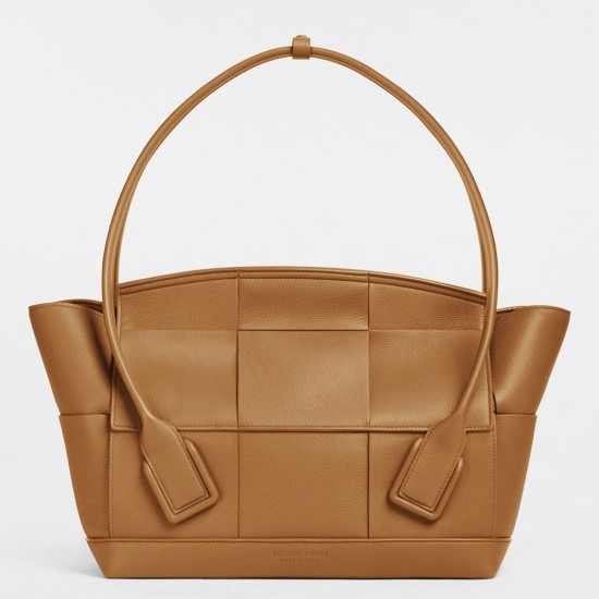 Replica Top Quality Bottega Veneta Arco Medium Bag In Caramel Uk