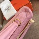 Replica Hermes 6108 dlz1757526943831 Buddha Luxury Replica Pink Clemence Hermes Kelly Retourne 28Cm Feminine Handbag Uk - 6108 - Buddha Luxury