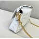 Replica Fendi Small Baguette Bag In White Ff Uk - 7019 - Buddha Luxury