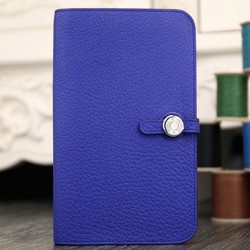 Electric Blue Designerhermes Dogon Combine Wallet Uk