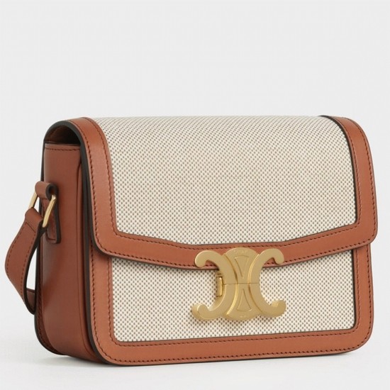 Replica Top Qualityceline Triomphe Teen Bag In Textile Uk
