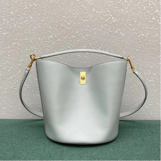 Replica Celine 5044 dlz1757525275298 Buddha Luxury Replica Faux Celine Bucket 16 Bag In Mineral Smooth Calfskin Uk - 5044 - Buddha Luxury