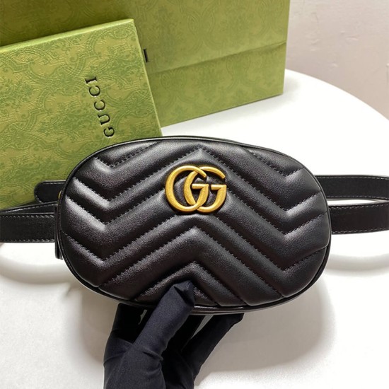 Replica Gg Marmont Quilted Leather Belt Bag Uk - 7152 - Buddha Luxury