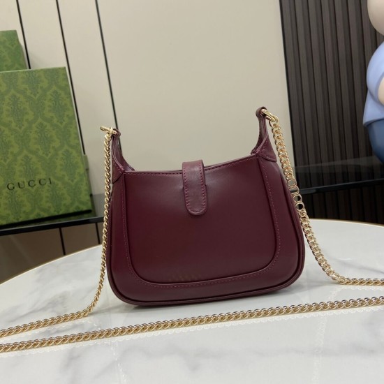 Replica Gucci 7258 dlz1757526876062 Buddha Luxury Replica Gucci Jackie Notte Smooth Surface Mini Bag Uk - 7258 - Buddha Luxury
