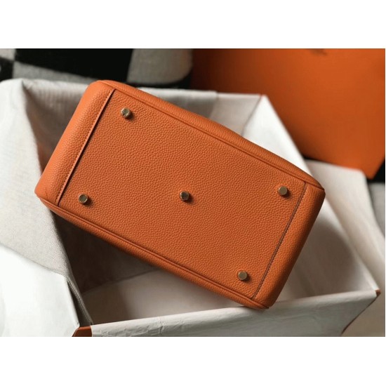 Replica TopHermes Lindy 30cm bag in orange shade UK replica TopHermes Lindy 30cm bag in orange shade UK