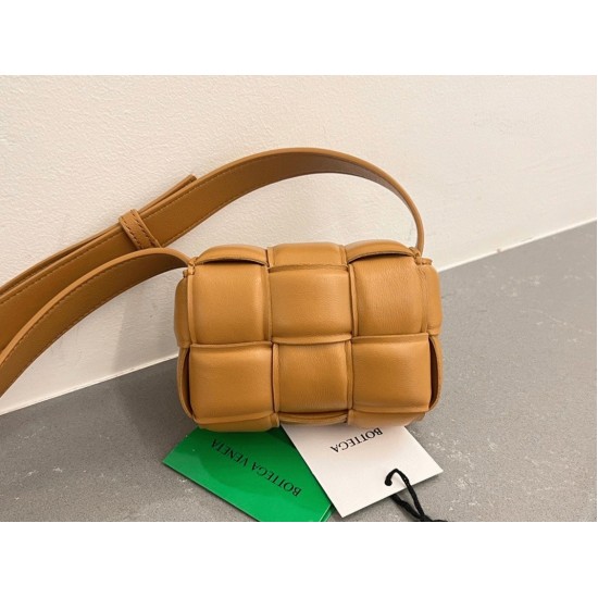 Replica Bottega Veneta 4665 dlz1757526884148 Buddha Luxury Replica bottega Veneta Candy Padded Cassette Bag In Camel Uk - 4665 - Buddha Luxury