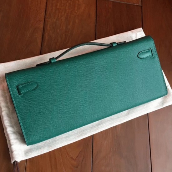 Replica Malachite Epsomhermes Kelly Cut Clutch Fashion Purse Uk - 6217 - Buddha Luxury