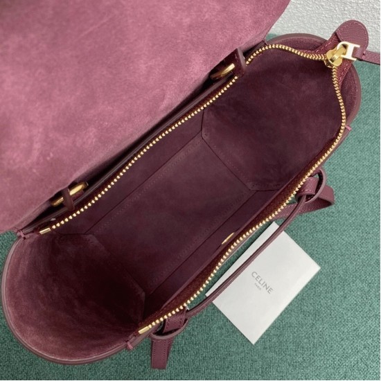 Replica Celine Belt Nano Bagin Bordeaux Uk - 4959 - Buddha Luxury