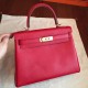 Replica Red Epsom Hermes Kelly 32Cm Sellier Classic Bag Uk - 6460 - Buddha Luxury