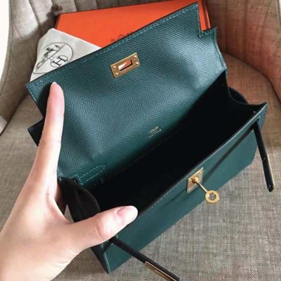 Replica Hermes 6473 dlz1757525215610 Buddha Luxury Replica Malachite Epsom Aaa Hermes Kelly Pochette Green Toned Purse Uk - 6473 - Buddha Luxury