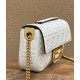 replica Top Quality Fendi Baguette Chain Midi Bag In White UK