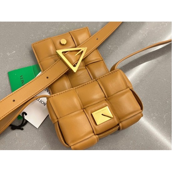 Replica Bottega Veneta 4665 dlz1757526884148 Buddha Luxury Replica bottega Veneta Candy Padded Cassette Bag In Camel Uk - 4665 - Buddha Luxury
