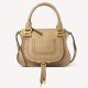 Replica chloe Marcie Small Double Carry Bag In Beige Grained Leather Uk - 5723 - Buddha Luxury