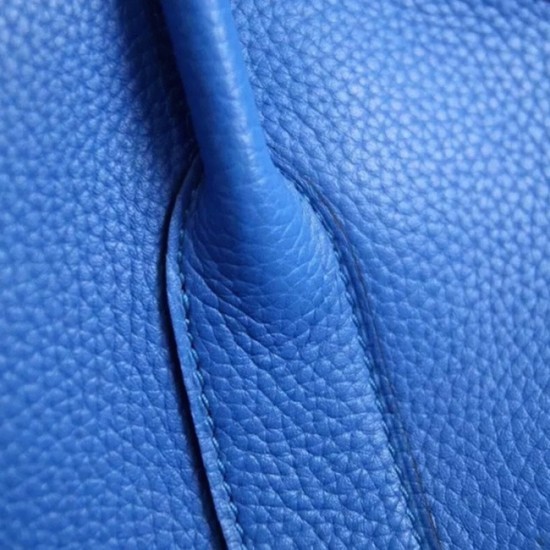 replica Blue Top Hermes Garden Party 30cm Stylish Bag UK