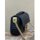 Replica Fendi 7028 dlz1757525963923 Buddha Luxury Replica fendi Baguette Chain Midi Bag In Black Uk - 7028 - Buddha Luxury