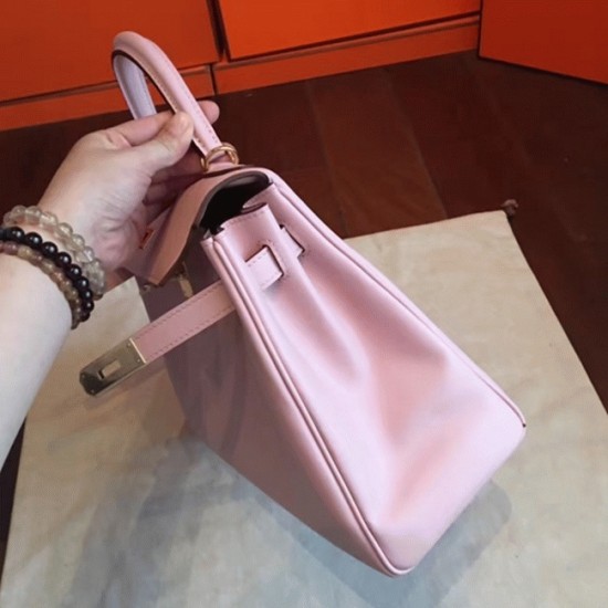 Replica Rose Dragee Swift Hermes Kelly Retourne 32Cm Purse Uk - 5999 - Buddha Luxury