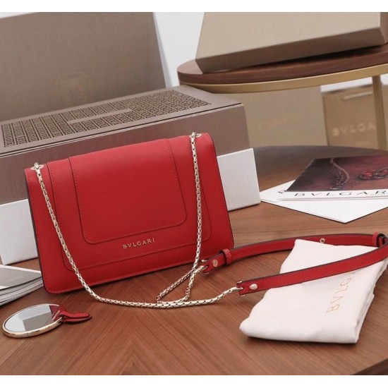 Replica BVLGARI 4921 dlz1757526966944 Buddha Luxury Replica Bvlgari Serpenti Forever Small Cross-Body Bag Red Calfskin Uk - 4921 - Buddha Luxury