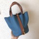 Replica Blue jeanHermes bicolor Picotin Lock 22cm handbag UK replica Blue jeanHermes bicolor Picotin Lock 22cm handbag UK