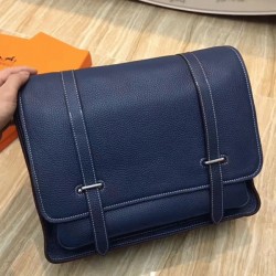 Dark Blue Cheap Knockoff Hermes Steve Messenger Bag Uk