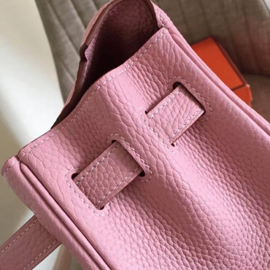 Replica Hermes 6108 dlz1757526943831 Buddha Luxury Replica Pink Clemence Hermes Kelly Retourne 28Cm Feminine Handbag Uk - 6108 - Buddha Luxury