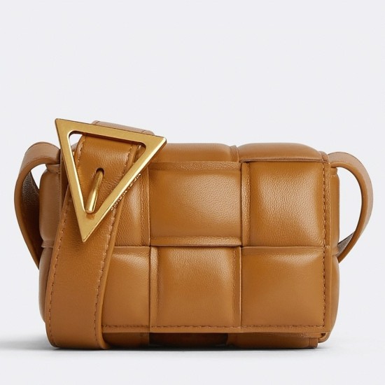 Replica Bottega Veneta 4665 dlz1757526884148 Buddha Luxury Replica bottega Veneta Candy Padded Cassette Bag In Camel Uk - 4665 - Buddha Luxury