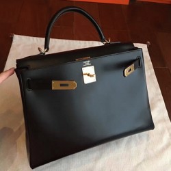Black Box Hermes Kelly Retourne 32cm Sophisticated Handbag UK Black Box Hermes Kelly Retourne 32cm Sophisticated Handbag UK