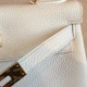 Replica White Clemence Hermes Kelly Retourne 28Cm Chic Tote Uk - 6345 - Buddha Luxury