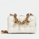 Replica Bottega Veneta Chain Cassette Bag In White Uk - 4768 - Buddha Luxury