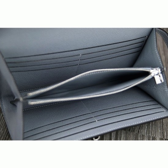 replica Blue lin knockoff Hermes Kelly Longue wallet UK