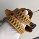 replica Yellow knockoff Hermes Picotin Lock 18cm handbag with braided handles UK