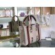 Replica Chloe Small Woody Tote Bag In Canvas With Camel Leather Strips Uk - 5701 - Buddha Luxury