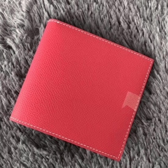 Replica Hermes 6107 dlz1757526946778 Buddha Luxury Replica Rose Red Tophermes Copernic Compact Wallet Uk - 6107 - Buddha Luxury