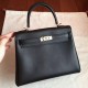 Replica Black Swift Hermes Kelly 25cm Retourne Soft Bag UK replica Black Swift Hermes Kelly 25cm Retourne Soft Bag UK