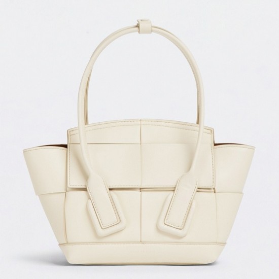 Replica bottega Veneta Arco Mini Bag In White Uk - 4714 - Buddha Luxury