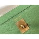 Replica Hermes Kelly Mini Ii Bag In Vert Criquet Uk - 6469 - Buddha Luxury