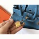 Replica Luxury Hermes Birkin 25Cm Counterfeit In Blue Jean Color Uk - 6186 - Buddha Luxury