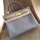 replica Blue Lin Clemence Hermes Kelly Retourne 28cm Soft Tote UK