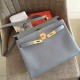 Replica Blue Lin Clemencehermes Kelly Retourne 32Cm Soft Handbag Uk - 6326 - Buddha Luxury