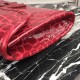 Replica Top Luxury Dark Red Crocodile Leatherhermes Jige Elan Clutch Bag Uk - 6091 - Buddha Luxury