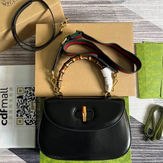 Replica Gucci 7343 dlz1757526240508 Buddha Luxury Replica Gucci Bamboo 1947 Medium Top Handle Bag Uk - 7343 - Buddha Luxury