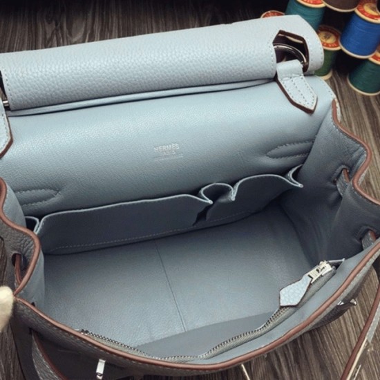 replica Blue lindesigner Hermes Jypsiere 31cm handbag UK