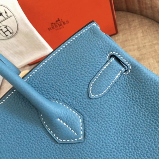 replica Blue Jean Luxury Hermes Birkin 35cm Tote UK