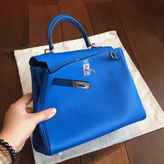 Replica Blue Clemence Hermes Kelly 25Cm Chic Tote Uk Replica Blue Clemence Hermes Kelly 25Cm Chic Tote Uk