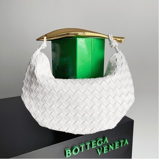 Replica Bottega Veneta Sardine Small Bag White Uk