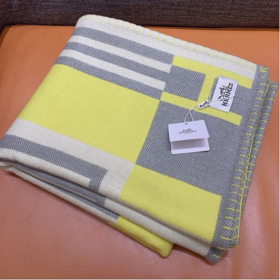 Replica Hermes 6418 dlz1757525421490 Buddha Luxury Replica Tophermes Ithaque Blanket In Tilleul Wool And Cashmere Uk - 6418 - Buddha Luxury