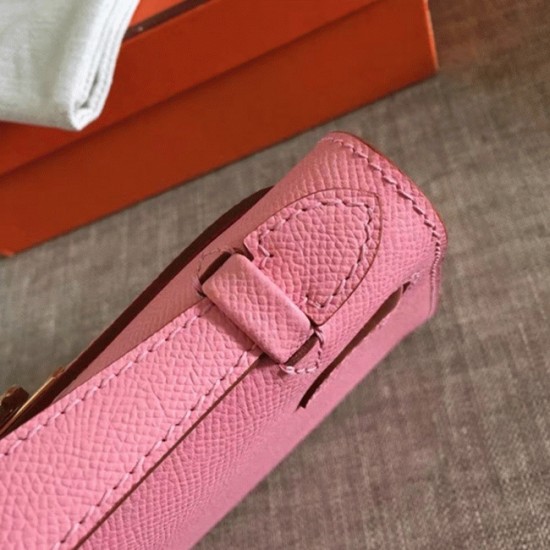 Replica Pink Epsom Luxuryhermes Kelly Pochette Feminine Look Bag Uk - 6622 - Buddha Luxury