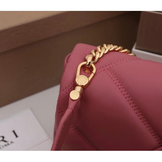 replica Knockoff Bvlgari Serpenti Cabochon Small Bag Pink Leather UK