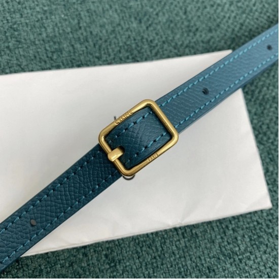 Replica Celine Belt Nano Bag Imitation In Prussian Blue Uk