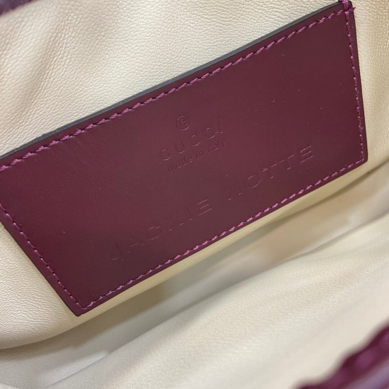 Replica Gucci 7258 dlz1757526876062 Buddha Luxury Replica Gucci Jackie Notte Smooth Surface Mini Bag Uk - 7258 - Buddha Luxury